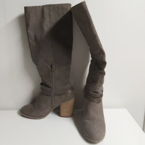 Madden Girl Edrea brown long boots, size 8.5